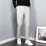 Мужские маленькие штаны для отдыха, костюм, в корейском стиле