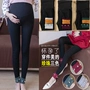 Bà bầu mặc quần legging cộng với nhung dày mặc mùa đông mới mẹ mùa đông 3-9 tháng Bà bầu nâng bụng dài đồ bầu cao cấp