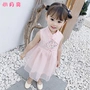 Váy bé gái mùa hè 2019 mới bé gái gió quốc gia váy sườn xám váy trẻ em váy lưới kiểu Trung Quốc - Váy váy cho bé gái 10 tuổi
