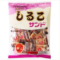Япония импортированная закуска пищевая сосна -Yongnong Hokkaido Cream Red Bean Bestich Biscuits 105G Full 3 Pack Post