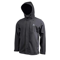 Áo khoác nam cộng với áo khoác nhung nhung 2018 mùa thu mới ấm áp cho nam áo khoác thể thao màu đen F283101 áo khoác gió thể thao