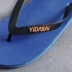 Flip-flops nam mùa hè non-slip rắn xu hướng màu cá tính Hàn Quốc phiên bản của dép và dép đi trong nhà pinch giày bãi biển của nam giới ngoài trời dày dưới