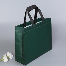 Non-woven мешок 墨绿腹膜无纺布订制手提袋服装店袋子批发购物礼品包装袋广告印字