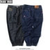 Kem che khuyết điểm Tide thương hiệu quần jean đen chân nam kích thước lớn Quần jean màu rộng đóng cửa quần harem nam triều quần jeans nam Quần jean