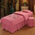 Cao cấp vẻ đẹp giường bao gồm bốn bộ châu Âu mục vụ gió vẻ đẹp salon vật lý trị liệu massage giường bao gồm vẻ đẹp giường bốn bộ Trang bị tấm