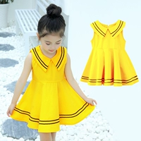 Летнее платье, детская юбка, хлопковый детский наряд маленькой принцессы, детская одежда, 2020