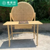 Северная виноградная лоза -бутовая туалетный столик спальня ретро -макияж Стол Маленький Учебник Квартиры Дом твердый древесный стол.