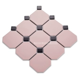 Желтая нескользящая черная розовая зеленая белая мозаика