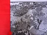 Значительная бумажная бумага -схема материала, копии черно -белой резной бумаги Настройка красной бумаги переменная размер