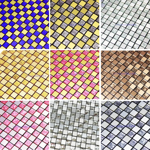 Стеклянная металлическая алюминиевая пластиковая мозаика самостоятельная плитка