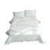 Bắc âu đơn giản lá sen xương rồng trắng thêu giường bìa chần chần chăn khăn trải giường nhà dệt bộ đồ giường Trải giường