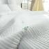 Bắc âu đơn giản lá sen xương rồng trắng thêu giường bìa chần chần chăn khăn trải giường nhà dệt bộ đồ giường