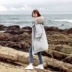 Chống mùa mới xuống áo khoác nữ 2018 phần dài sinh viên Hàn Quốc thời trang kích thước lớn dày siêu lớn cổ áo lông thú Hàn Quốc phiên bản của thủy triều