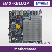 Материнская плата Thin-Mini-Itx #Avalue Anqin EMX-KBLU2P Ультра-тонкий двойной порт в основном отображал вентиляторы без вентиляторов