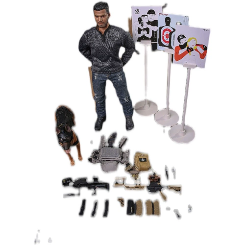 Du niang [Spot] Minitimes Toys M029 1/6 Генминарные печати с собакой K9