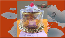 Молитвенный барабан 指捻转经轮、转经筒-八吉祥图