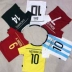 Trẻ em đội tuyển bóng đá thống nhất 2018 World Cup jersey đội tuyển quốc gia đồng phục bóng đá Argentina áo sơ mi Đức ngắn tay áo phù hợp với ao so sinh be trai Phù hợp với trẻ em