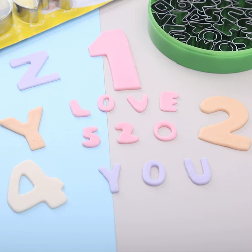 Цифровые буквы и цифры из нержавеющей стали, компактный фондан, форма, английские буквы