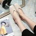 Nửa dép nữ 2018 mùa hè mới đầu vuông giày phẳng Bao Đầu Hàn Quốc phiên bản phẳng mặc bên ngoài retro hoang dã bà giày Dép