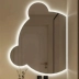 Người nổi tiếng Internet gấu thông minh gương phòng tắm phòng tắm đèn led trang điểm gương trang điểm cảm ứng gương phát sáng với ánh sáng gương tủ gương wc tủ gương nhựa phòng tắm 