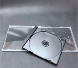 100 Black Bottom Box 100 Black Single CD -коробка CD пустая коробка прозрачная черная однополосная одиночная однопользованная диск CD -коробка