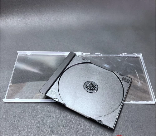 100 Black Bottom Box 100 Black Single CD -коробка CD пустая коробка прозрачная черная однополосная одиночная однопользованная диск CD -коробка
