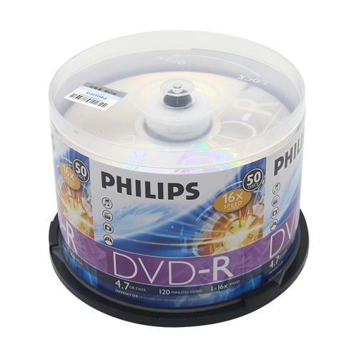 Philips CD DVD-R Blank Disc DVD+R Рекордер CD-RMB с хорошей стволом 4,7 г 50 таблетки
