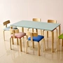 Lớp đào tạo phòng trẻ em bàn mat màu hồng bàn đồ nội thất mẫu giáo bàn ghế xây dựng đặt trên bàn trẻ em lớp - Nội thất giảng dạy tại trường bàn học sinh