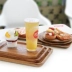 Phong cách nhật bản tấm gỗ rắn khay gỗ hình chữ nhật khay trà kích thước bằng gỗ tấm tấm dinner món ăn tráng miệng món ăn bằng gỗ đĩa trái cây