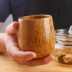 Nhật bản gỗ tự nhiên retro cup nhà hàng khách sạn wine glass gỗ cốc cốc cà phê tách trà tay cup chữ