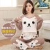 Mùa hè sau sinh tháng quần áo phần mỏng mùa xuân và mùa hè mẫu cotton dài tay cho con bú mẹ dịch vụ tại nhà phụ nữ mang thai Bộ đồ ngủ mùa hè phù hợp với - Giải trí mặc / Mum mặc