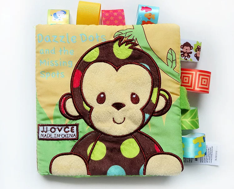 Three-dimensional cloth book, with embroidery, can't tear