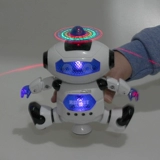 Электрический танцующий легкий музыкальный робот с подсветкой