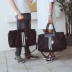 Túi du lịch khoảng cách ngắn nữ xách tay thời trang Hàn Quốc túi hành lý du lịch dung lượng lớn thể thao nhẹ thể dục nam túi thể dục