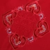 60 bông satin thêu đám cưới sản phẩm giường cưới màu đỏ đôi gối đơn gối Gối trường hợp
