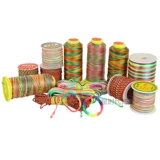 Красочный плетеный браслет ручной работы, разноцветный набор материалов, связать своими руками