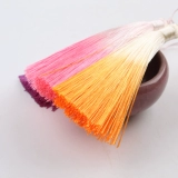 Маленький аксессуар с кисточками ручной работы, подвеска, градиент