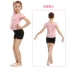 Fanghua với trẻ em mùa hè thực hành khiêu vũ quần short nữ ba lê Latin nhảy ba điểm boxer hình cơ thể màu đen - Khiêu vũ / Thể dục nhịp điệu / Thể dục dụng cụ