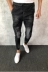 Anh chàng tinh thần xã hội Slim Quần jeans hàn quốc nam quần co giãn siêu mỏng Quần jean