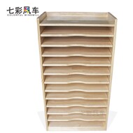 Y trẻ em của rắn gỗ giấy vẽ tủ 4 mở tông lưu trữ tủ trẻ em nghệ nhân công nhân 4 K giấy cắt vẽ giấy phân loại tủ