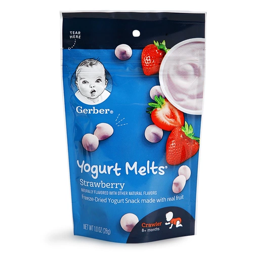 Гаррин фрукты и овощные растворенные бобовые детские йогурские растворимые бобы детка 6 небольших закусок 8 месяцев без 0 Добавить 1 -летний ребенок