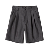 Трендовые штаны, универсальные шорты для отдыха, в корейском стиле, оверсайз, свободный прямой крой