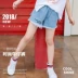 Trong quần trẻ em lớn của trẻ em bên ngoài mặc lỗ cô gái quần short denim cô gái 2018 mùa hè phần mỏng Hàn Quốc phiên bản của quần nóng hoang dã