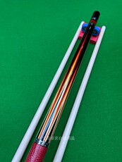 кий для бильярда 需定 zen 仁杆黑檀插黑檀四色板蜥蜴皮三段式握把