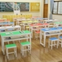 Mới Trung Quốc bảng điều khiển cao tầng đồ nội thất văn phòng dải bàn hình chữ nhật bàn đơn giản bàn nhỏ viết bàn trẻ em đôi - Nội thất giảng dạy tại trường ban ghe hoc sinh