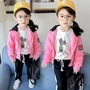 Nhà ga châu Âu là thương hiệu quần áo trẻ em mới 361 mùa thu 6 cô gái áo khoác giản dị 7 áo khoác denim cho bé mùa xuân - Khác quần áo bé gái