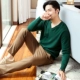 Mùa thu và mùa đông mới cơ bản cổ điển áo len cashmere cho nam - Áo len Cashmere