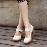 Высокие танцующие современные туфли, мягкая подошва, из натуральной кожи