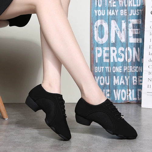 Дышащие танцующие туфли, ткань оксфорд, мягкая подошва