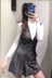 Xuân 2019 za mới của phụ nữ da lộn thon gọn một từ váy vest không tay 03046061800 - A-Line Váy váy suông chữ a A-Line Váy
